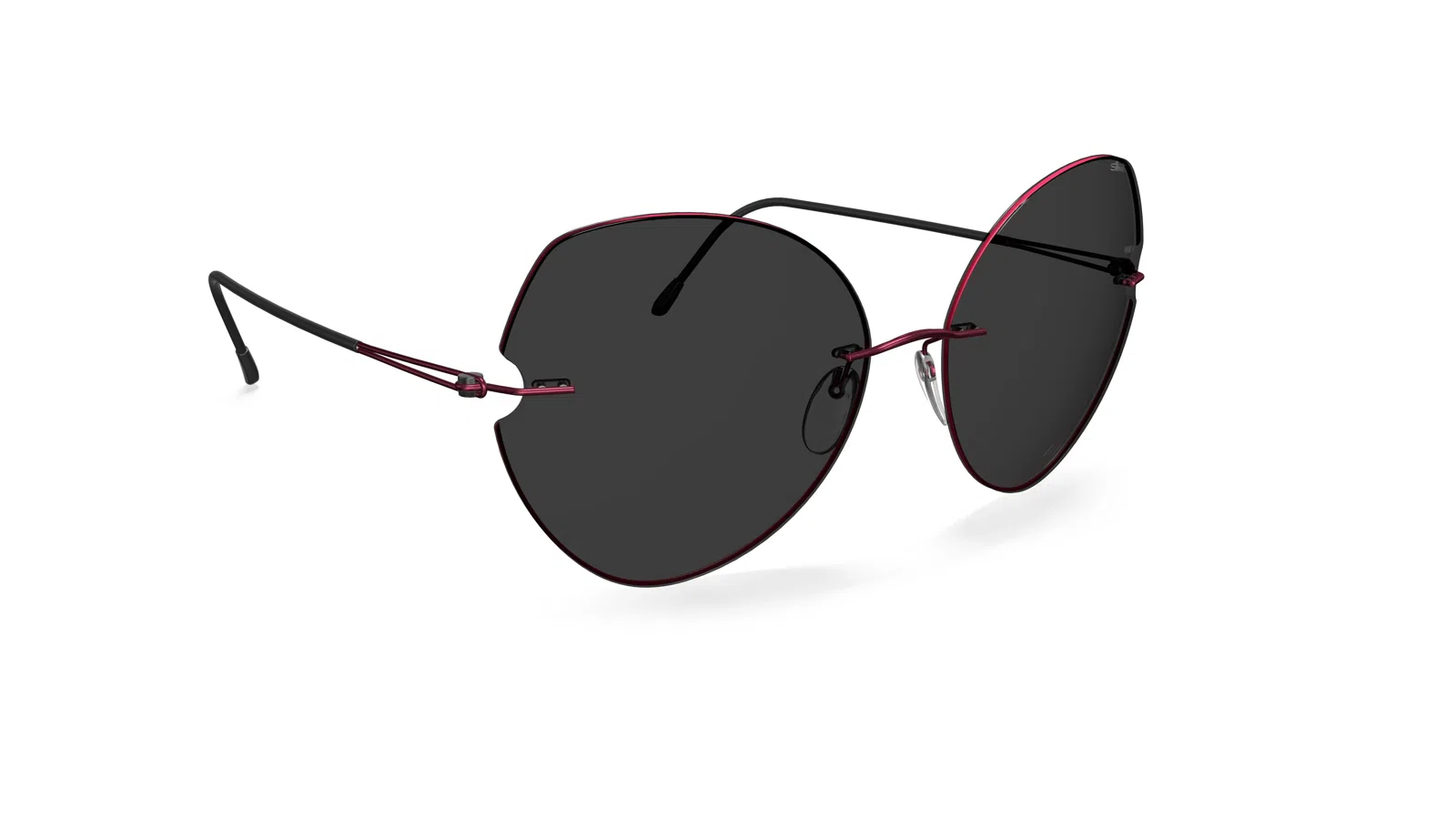 Silhouette Fisher Island Rimless 8182 Sunglasses - view 3